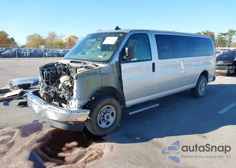 2023 GMC Savana Passenger Rwd 3500 Extended Wheelbase Lt z USA, uszkodzony, nr VIN 1GJZ7PF75P1247236